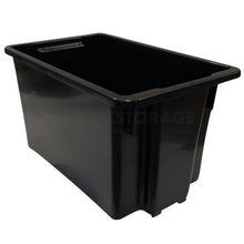 Load image into Gallery viewer, 68L Stack And Nest Crate Base Black