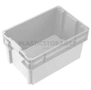 52L Stackable And Nesting Solid Crate Base Natural